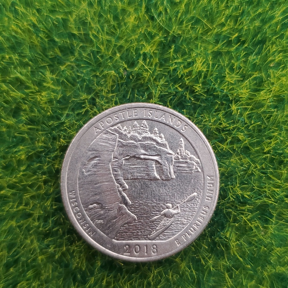 2018 Apostle Island Collectible Quarter Oveflow